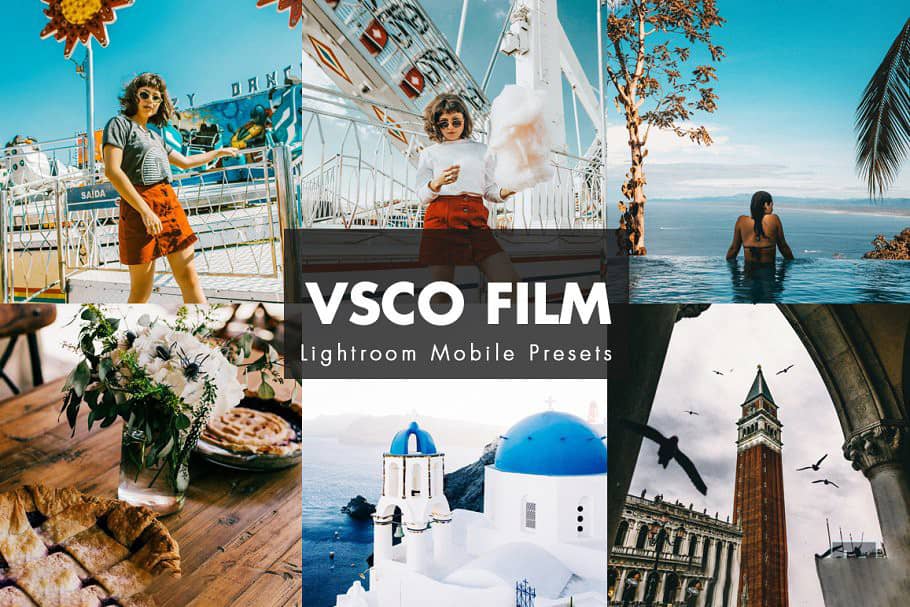 VSCO电影胶片Lightroom预设+手机版lr预设VSCO Film Lightroom Presets