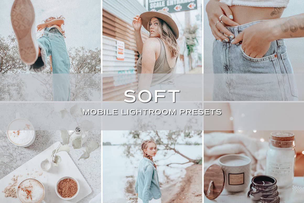 日系小清新通透人像Lightroom预设手机APP调色滤镜 Soft Lightroom Presets