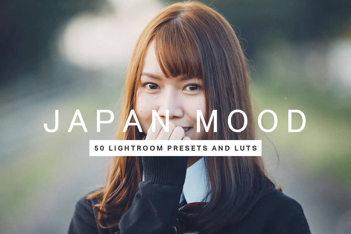 日系彩色电影胶片LR预设+3D LUT预设 Japan Mood Lightroom Presets LUTs