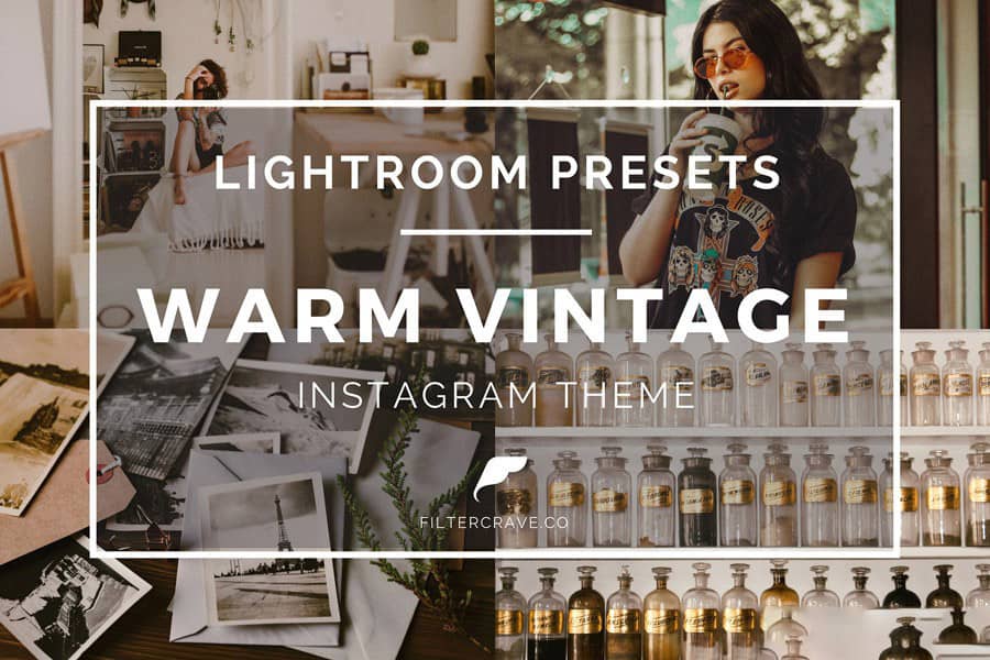 温暖老式Insta主题系列Lightroom预设 Warm Vintage Lightroom Presets