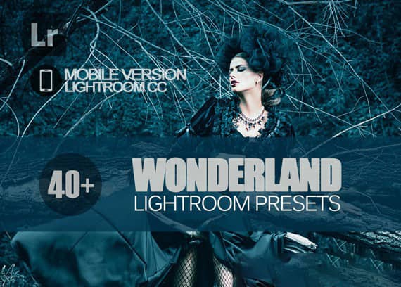 40个梦幻仙境人像手机版Lightroom预设 Lightroom Mobile CC预设