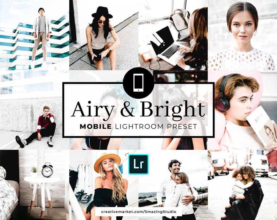 Instagram摄影师博客明亮色调手机版Lightroom预设Mobile Lightroom