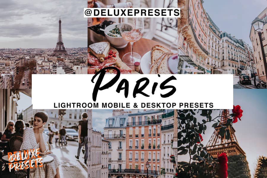 Instagram时尚摄影博主巴黎旅行摄影桌面 手机版Lightroom预设