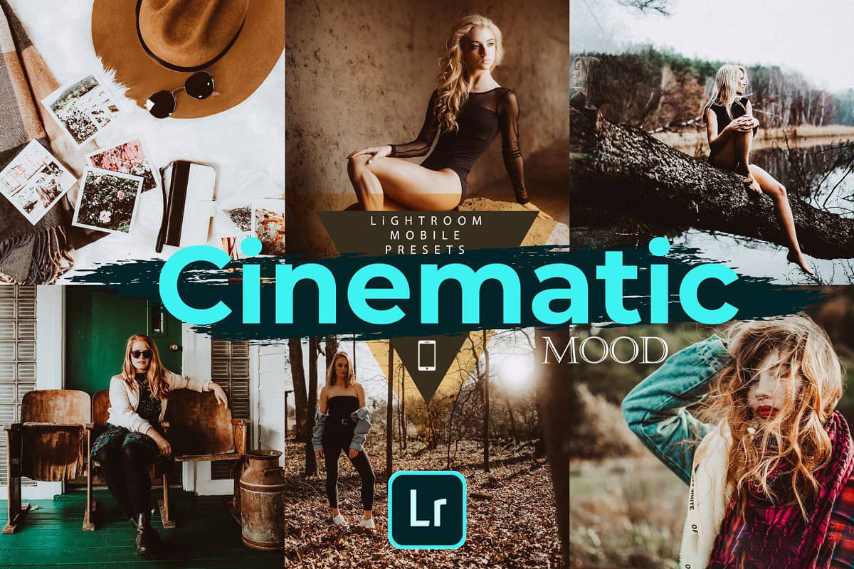 Insta博客标志性电影人像手机LR预设 Cinematic Mood LR Mobile Presets