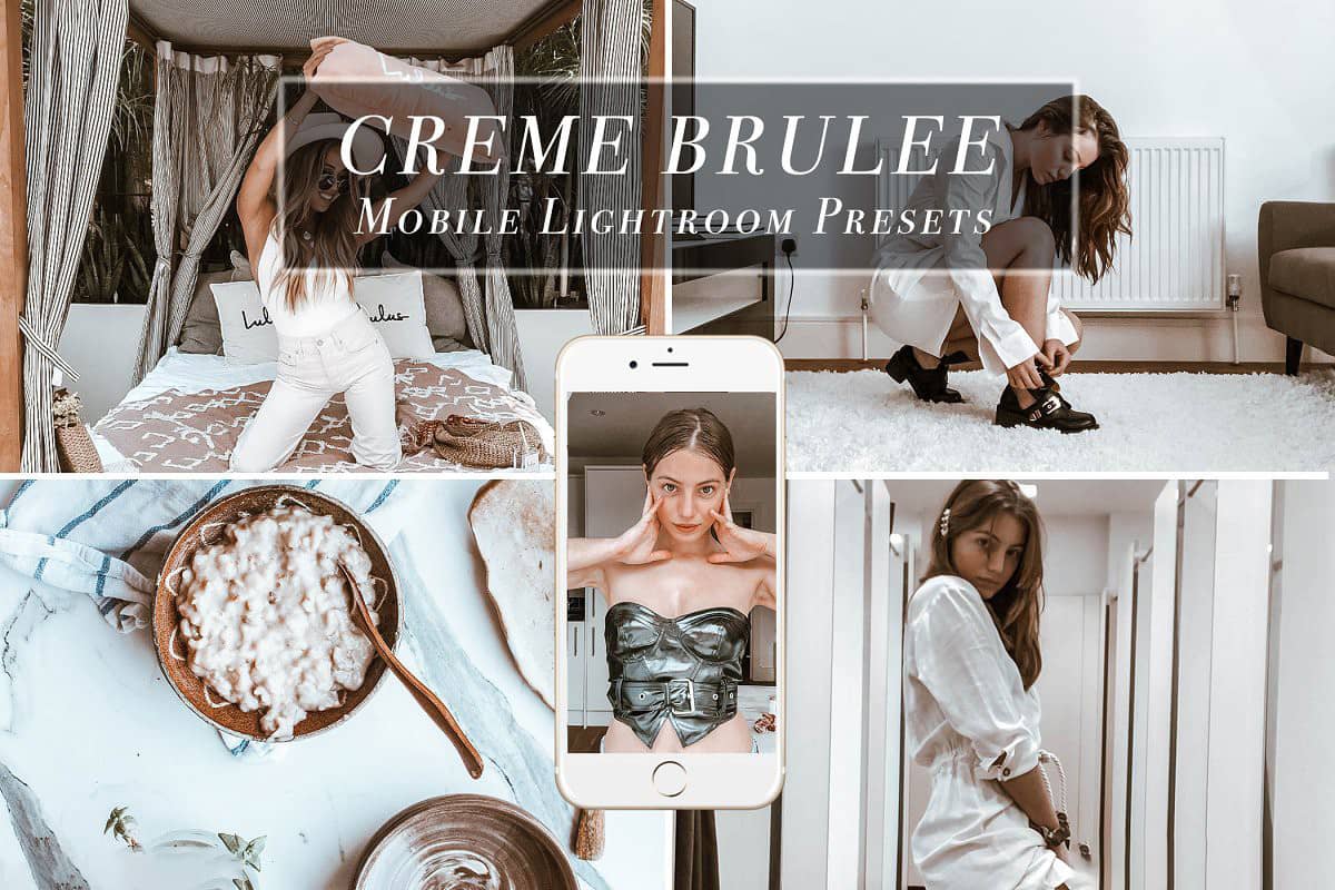 INS人像焦糖奶油色调Lightroom手机APP滤镜 Mobile LightroomCREME BRULEE