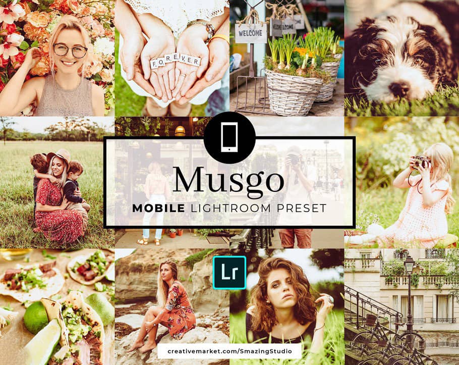 ins博客网站旅行暖调胶片移动手机版Lightroom预设 Mobile Lightroom