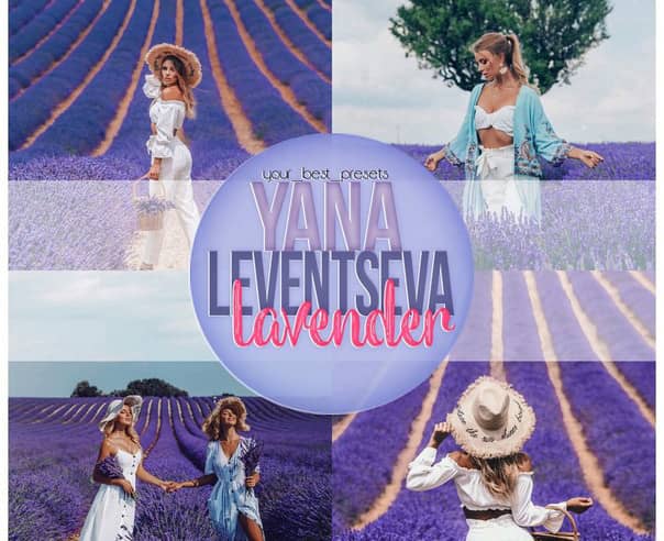 Ins时尚摄影博主Yana Leventseva薰衣草系列手机版Lightroom预设