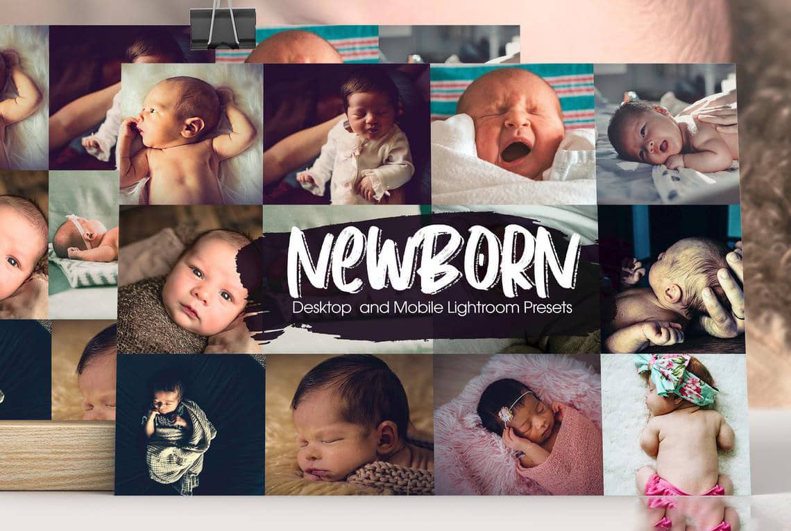 INS风新生儿Lightroom预设 移动APP预设 Newborn Lightroom Presets