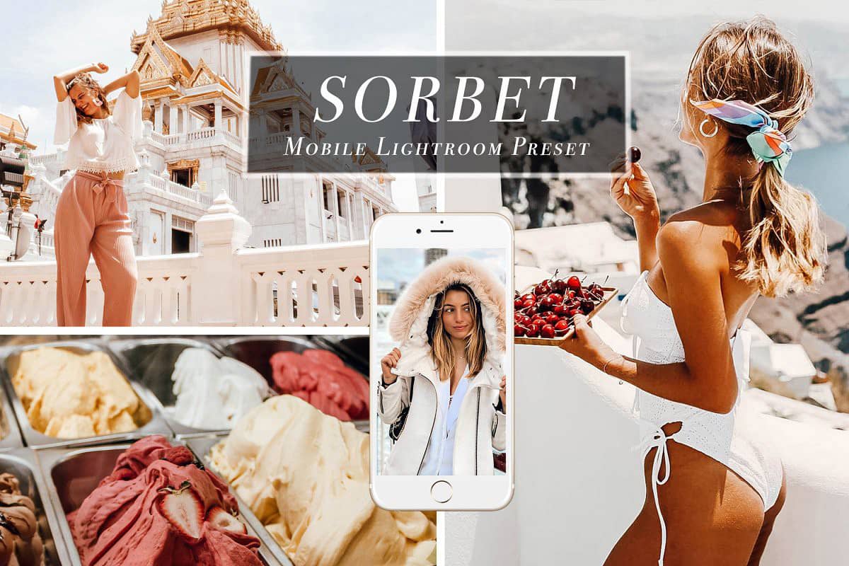 INS风旅拍人像胶片风手机版Lightroom预设Lightroom Preset SORBET