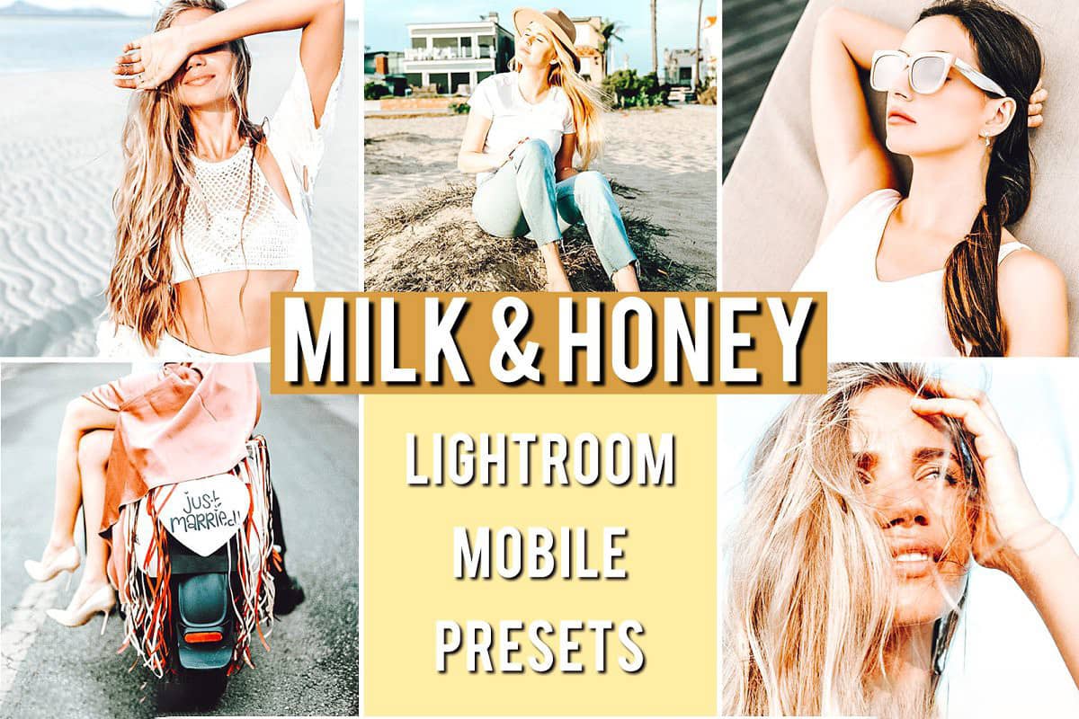 MILK＆HONE饱和的人像肤色手机版Lightroom预设Adobe Camera Raw预设