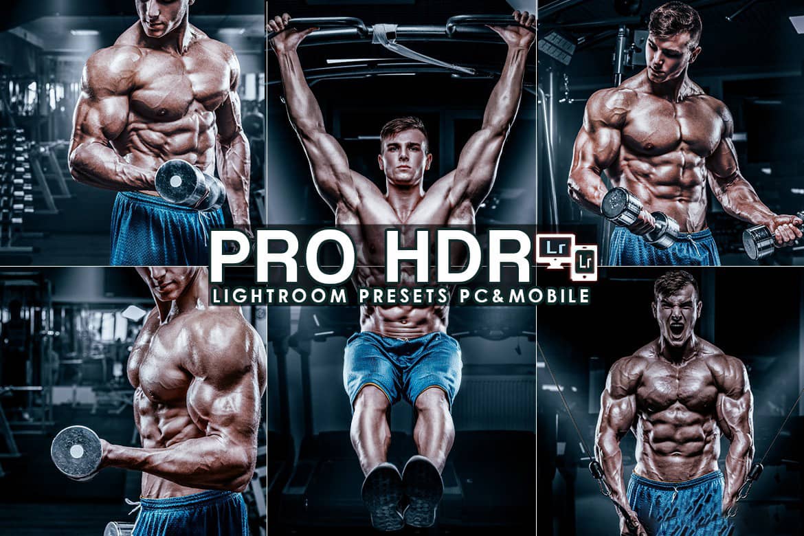 专业人像锐化HDR效果Lightroom预设 手机APP滤镜 Sharpen PRO HDR Lightroom Presets