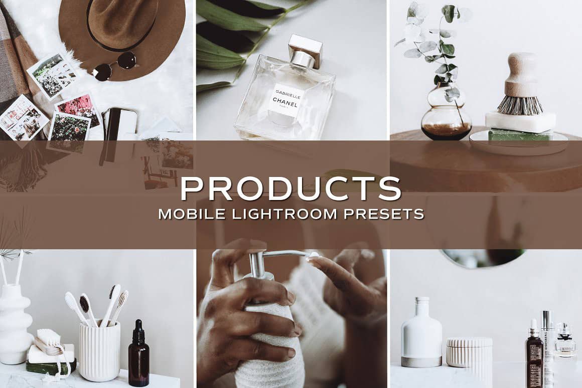 产品摄影清新自然调色Lightroom预设+APP调色滤镜 Product Lightroom Presets