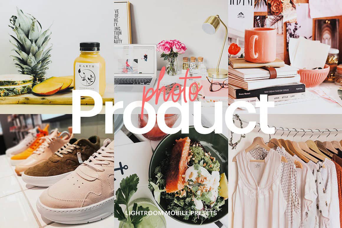 产品美食主题摄影后期清新胶片风格LR预设 Photo Product Theme