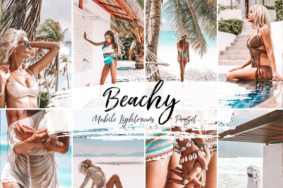 免费LR预设-海滨城市旅拍人像胶片色调Lr预设+手机APP滤镜