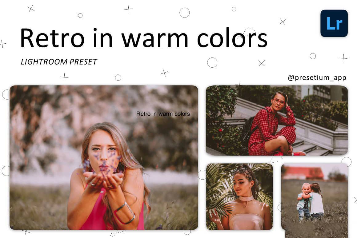 免费复古色彩Lightroom预设 APP调色滤镜 Retro Colors – Lightroom Presets