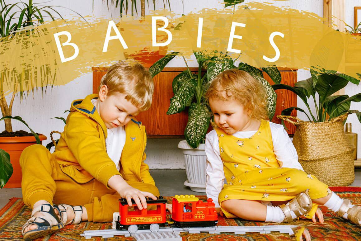 免费温暖儿童婴儿后期调色Lightroom预设 Babies Lightroom Presets