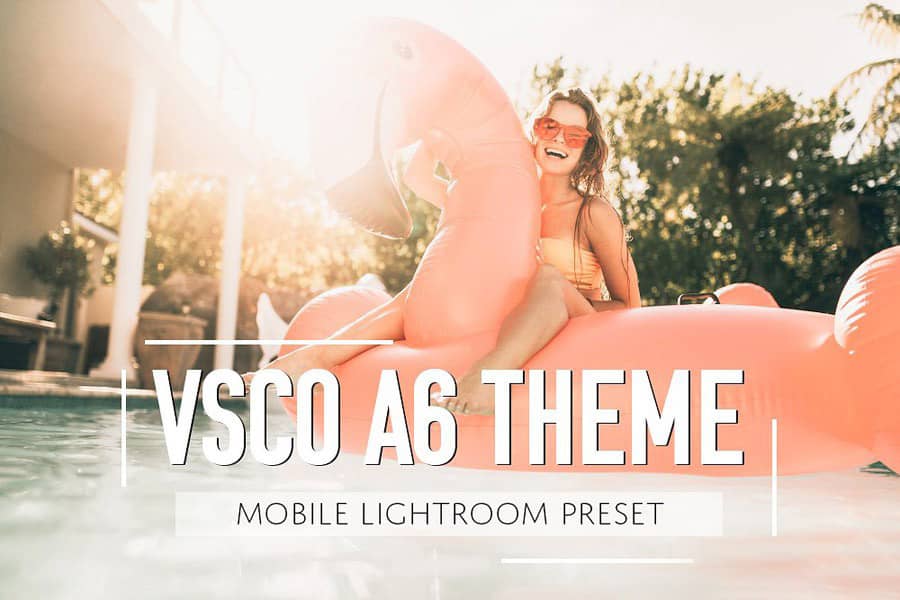 博客橙色主题手机版Lightroom预设 Mobile Lightroom Preset Orange