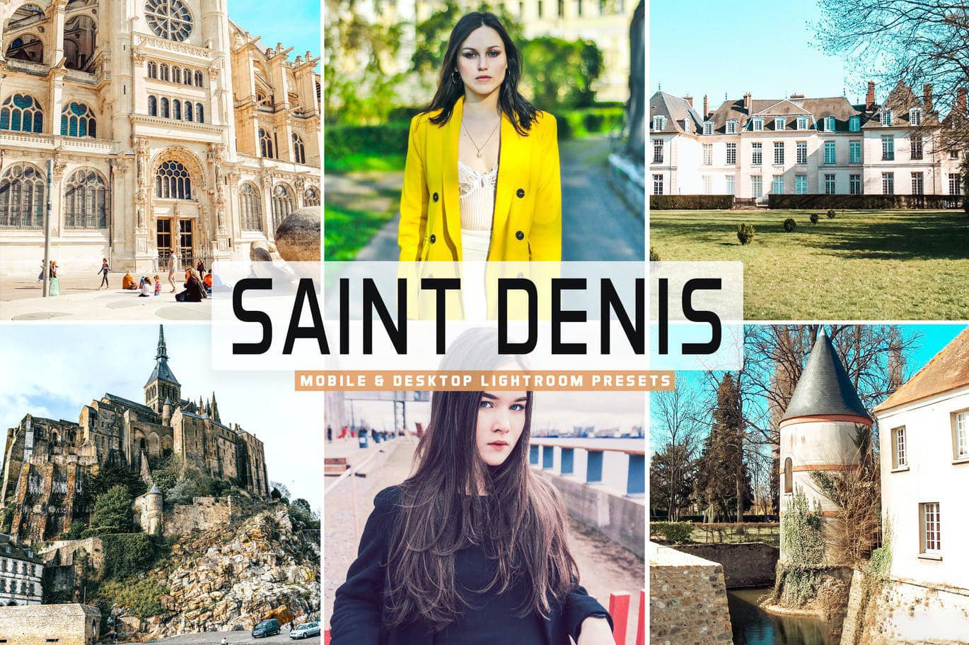 圣但尼旅拍风光人像免费Lightroom预设与移动LR预设 Saint Denis Lightroom Presets