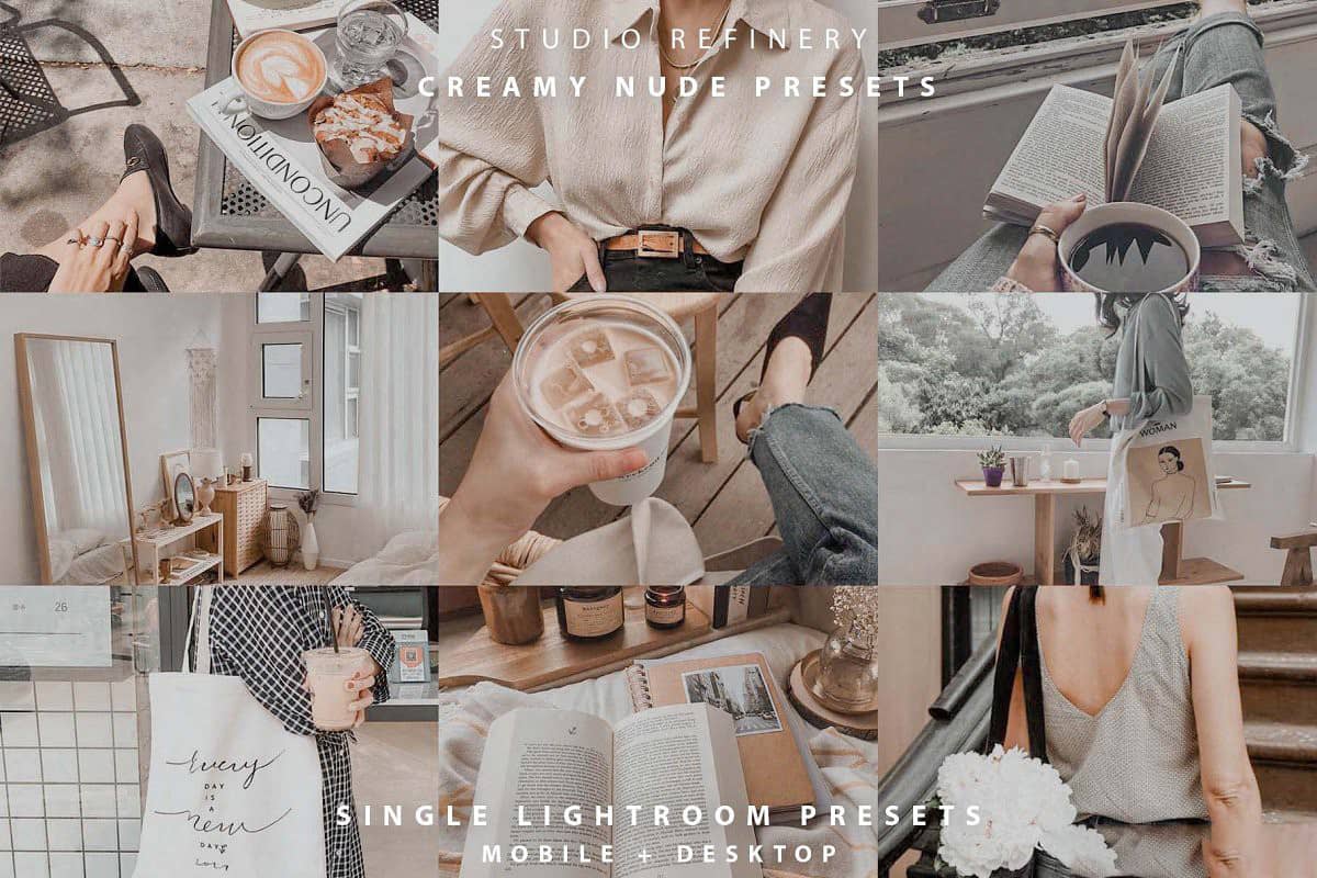 复古室内外人像产品摄影后期Lightroom预设+手机版APP预设