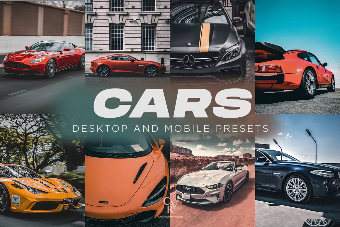 复古汽车摄影电影色调后期调色Lightroom预设 Car_Lightroom_Presets