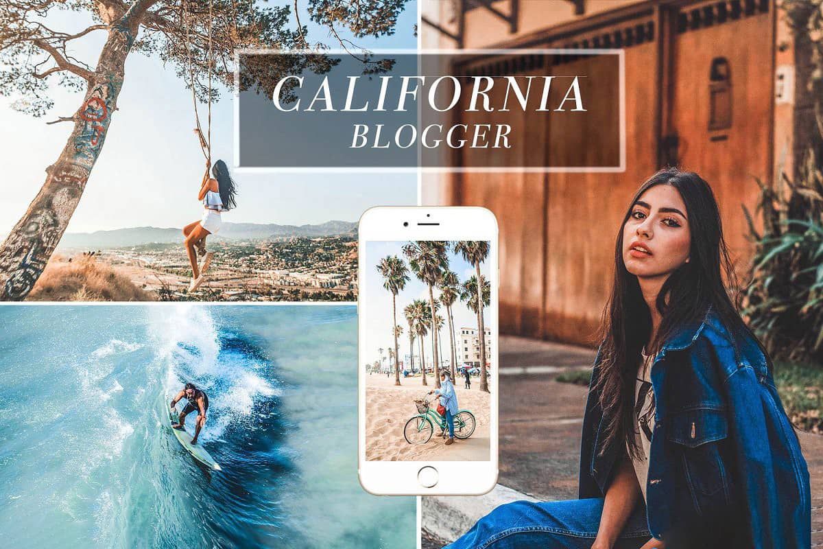 夏季旅拍人像移动手机版LR预设Mobile Lightroom Preset for Bloggers
