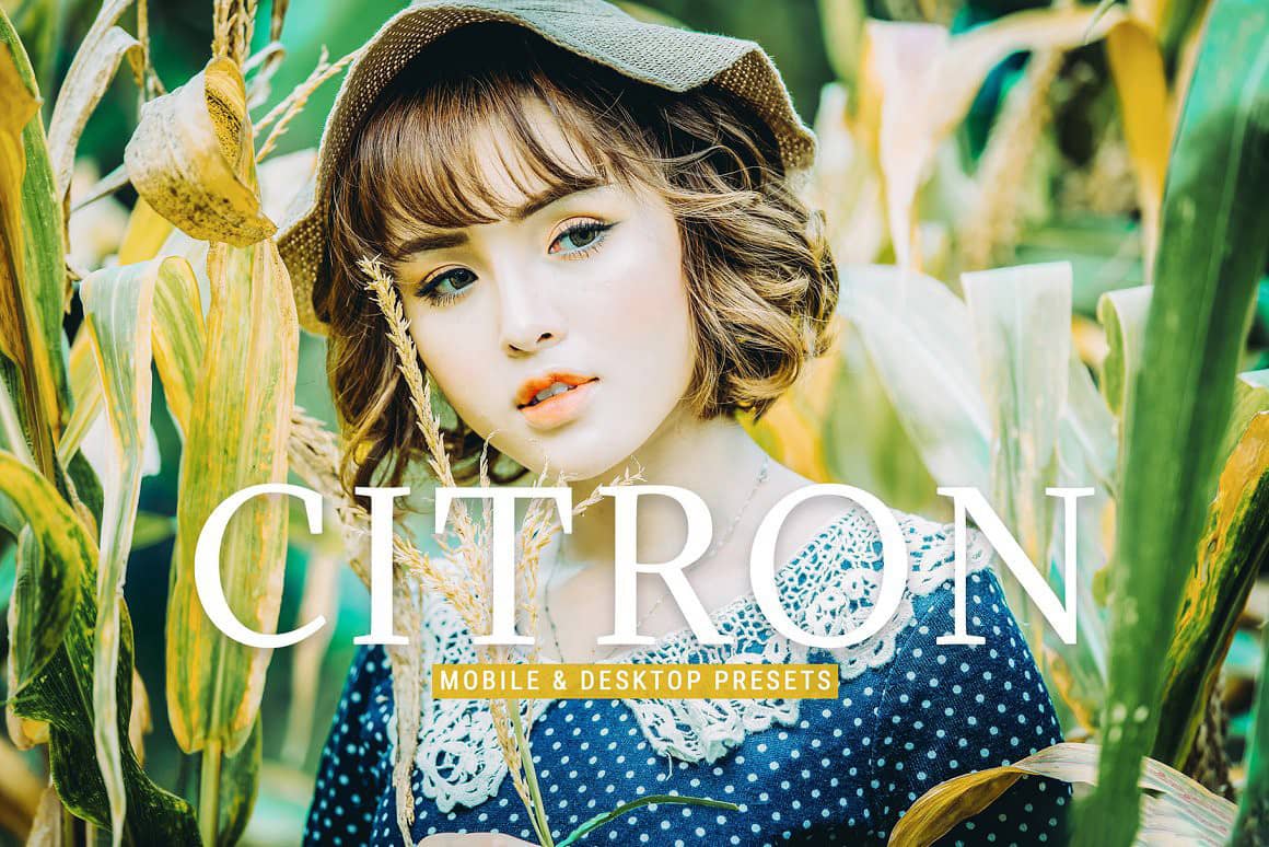 外拍电影胶片人像摄影后期调色免费Lightroom预设 Citron Pro Lightroom Presets