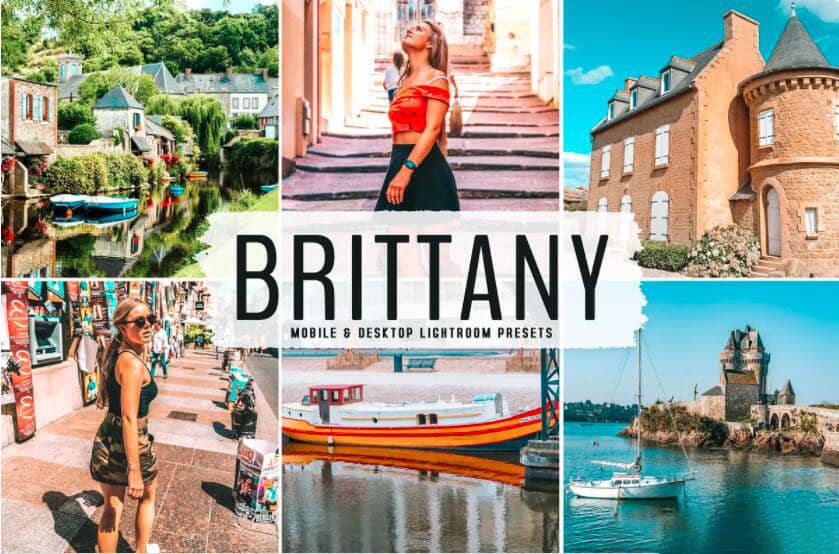 布列塔尼旅拍人文风光摄影免费lr预设APP滤镜 Brittany Pro Lightroom Presets