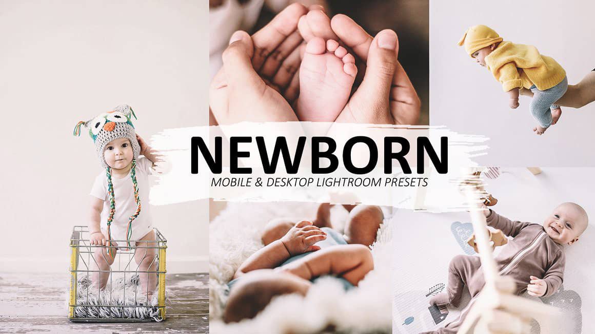 新生儿婴儿儿童摄影后期Lightroom预设 手机APP滤镜 Newborn Lightroom Presets