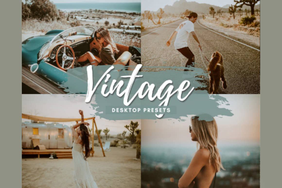 旅拍复古胶片Lightroom预设免费下载 VINTAGE Desktop Lightroom Presets