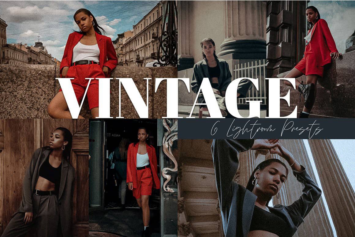 时尚复古街拍人像系列免费Lightroom 预设 Vintage Collection Lightroom Presets