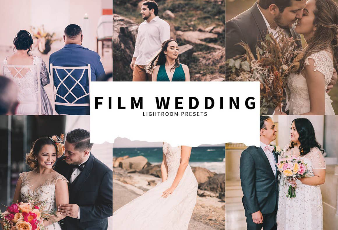 电影婚礼人像胶片Lightroom预设免费下载 Film Wedding Lightroom Presets