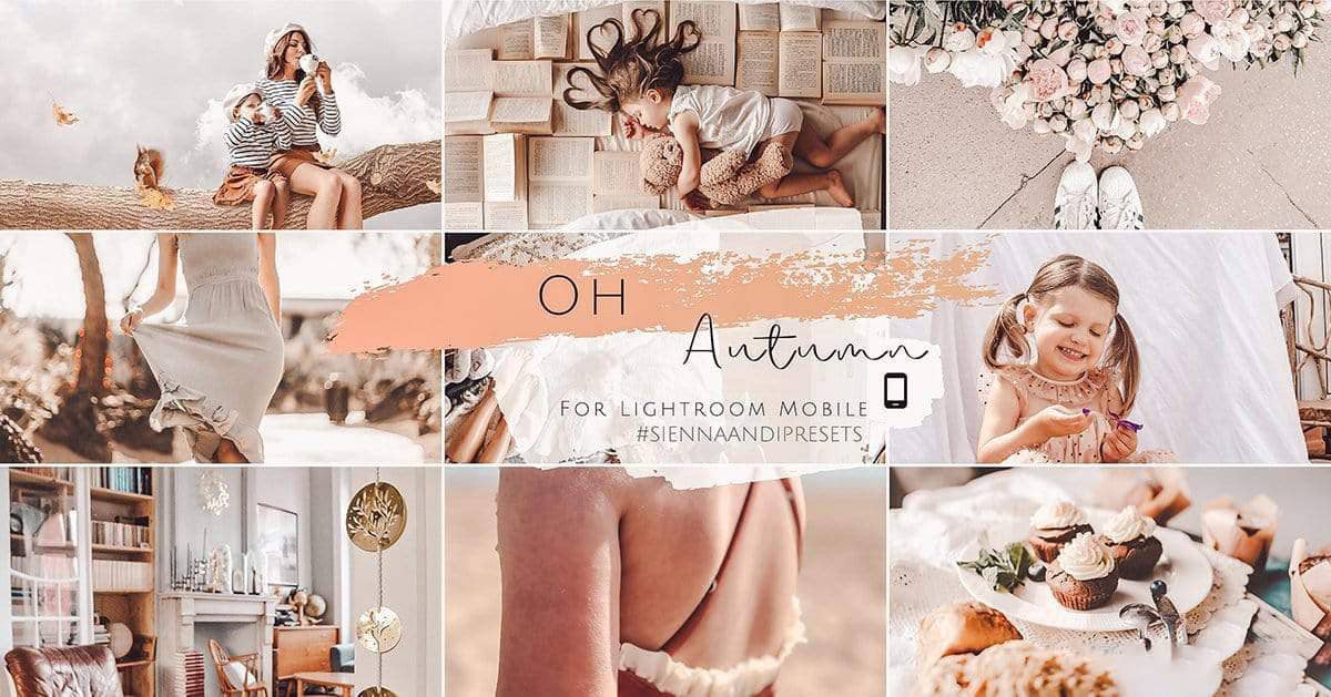 秋季温暖舒适手机版Lightroom预设 Sienna and I – Oh Autumn Preset Pack
