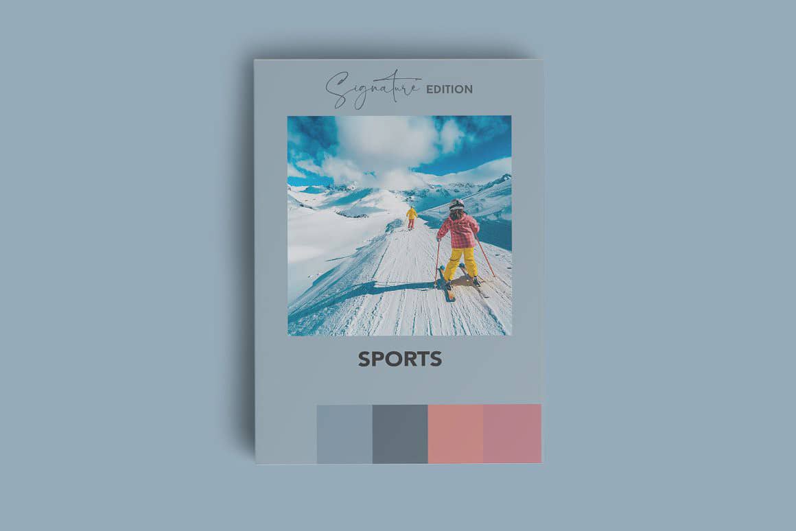 运动健身人像手机版APP Lightroom预设 SPORTS SIGNATURE MOBILE LR PRESETS