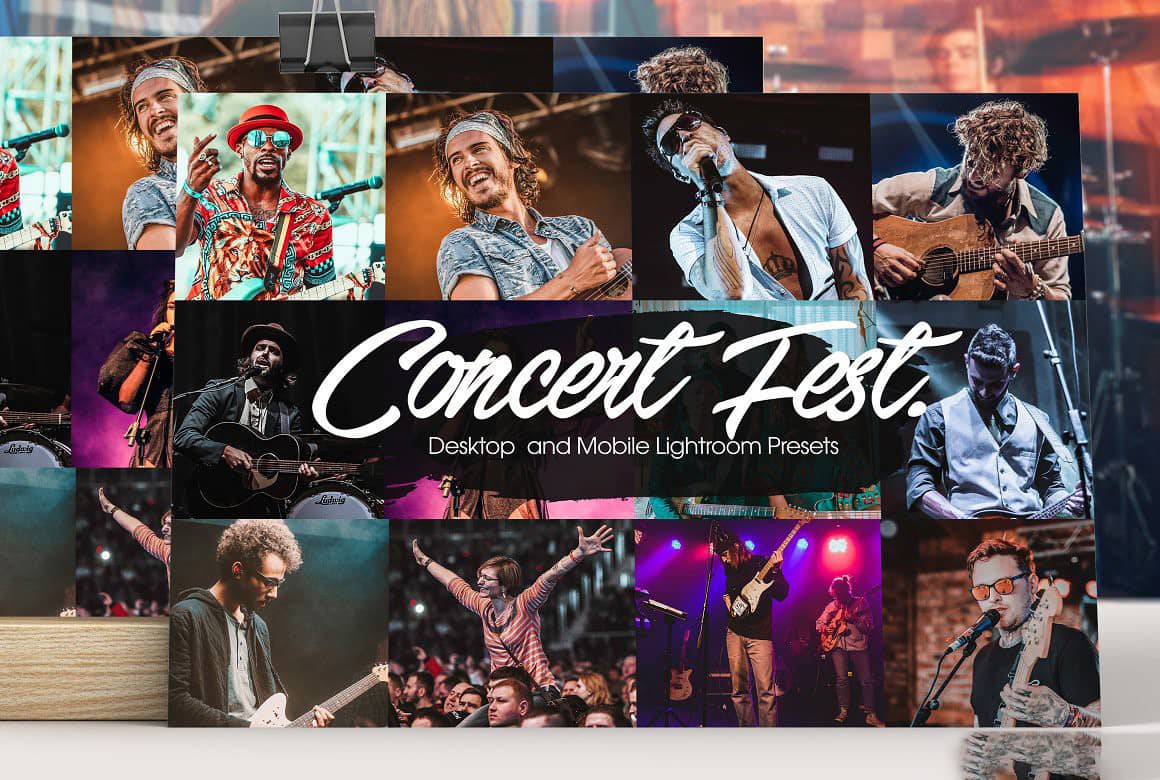 音乐会夜景舞台人像Lightroom预设 Concert Night Lightroom Presets