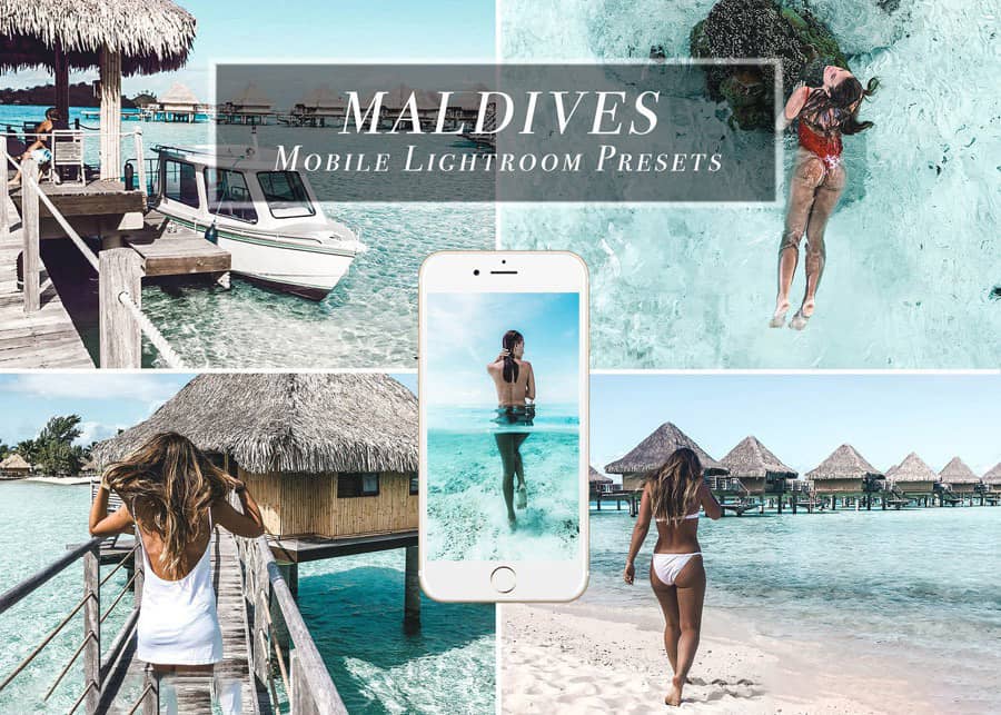 马尔代夫旅行人像手机版Lightroom预设Lightroom Mobile Presets