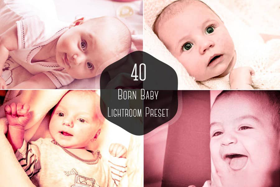 40组婴儿肤色调整Lightroom预设 40 Born Baby Lightroom Presets