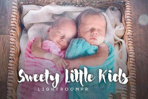 4款婴儿甜美肤色LR预设 Sweety Little Kids Lightroom Presets
