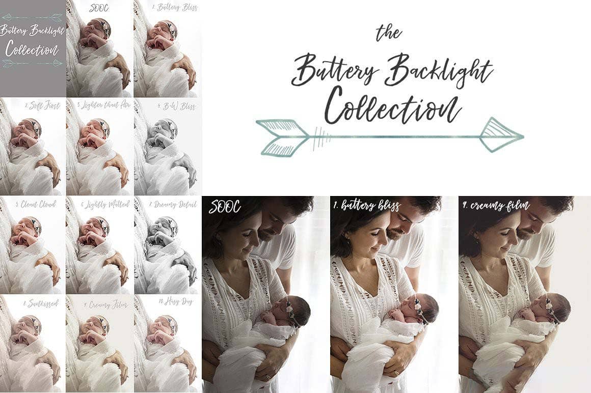 幻婴儿奶油肌肤背光Lightroom预设