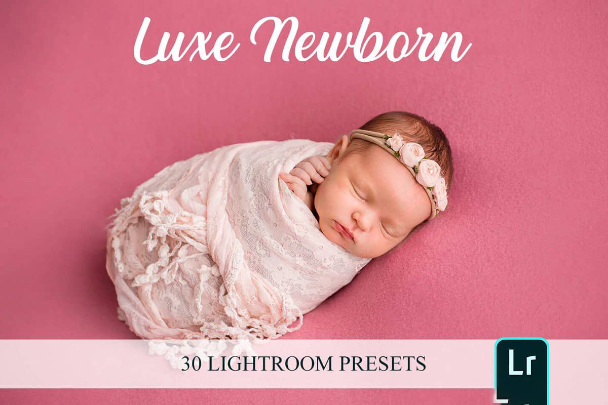 新生儿质感通透肤色Lightroom预设 Lightroom Presets – Luxe Newborn