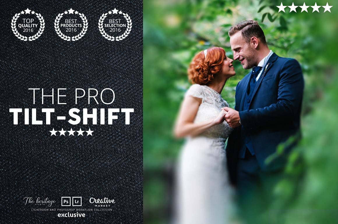 景肖像移轴效果Lightroom预设 Pro TILT-SHIFT 50 Lightroom Presets