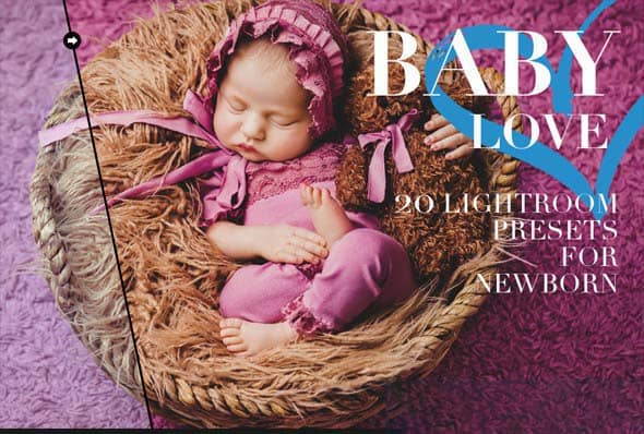 砂哑光新生儿预设Lightroom预设