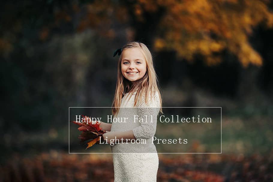 秋季家庭人像Lightroom预设免费下载 Happy Hour Fall Collection LR