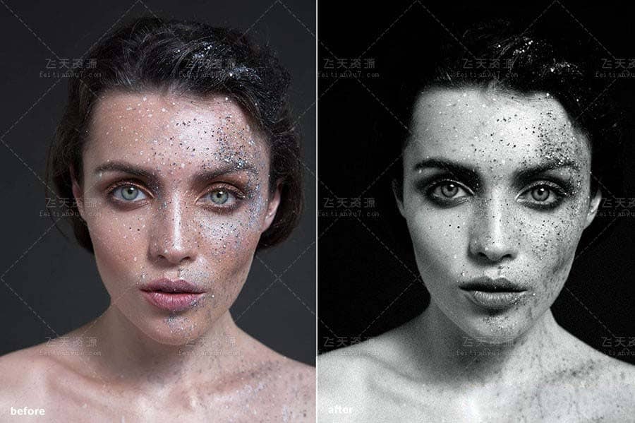 经典VSCO CAM黑白ACR预设灵感+Lightroom预设