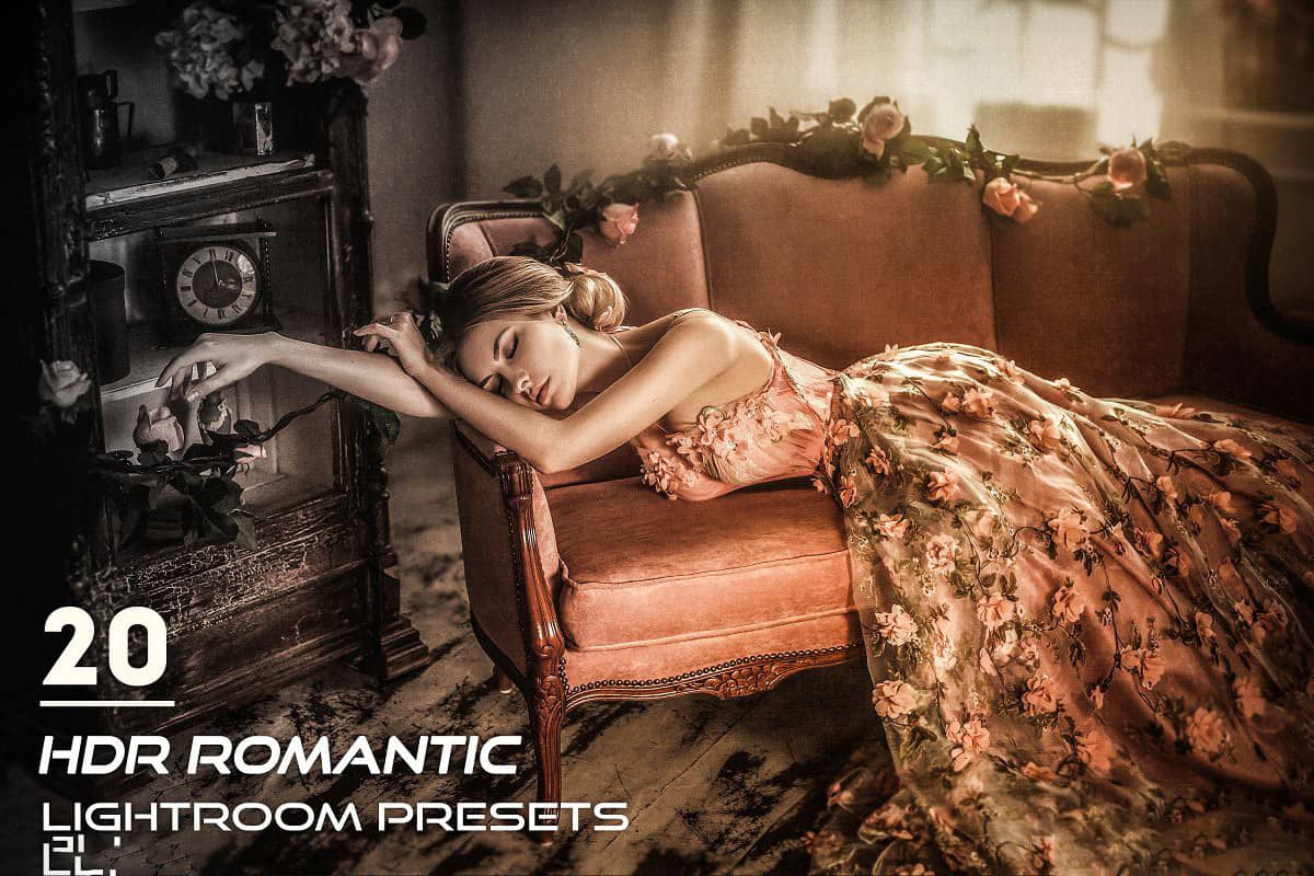 罗曼蒂克浪漫色彩HDR效果Lightroom预设 HDR Romantic Lightroom Presets