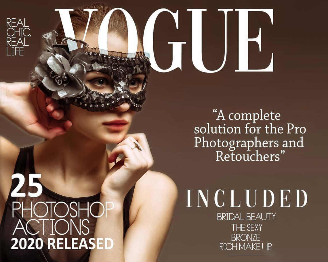 高端时尚人像摄影后期ACR预设 Camera Raw预设 Vogue Photoshop  ACR Presets