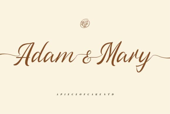 Adam   Mary – Magical Script 字体