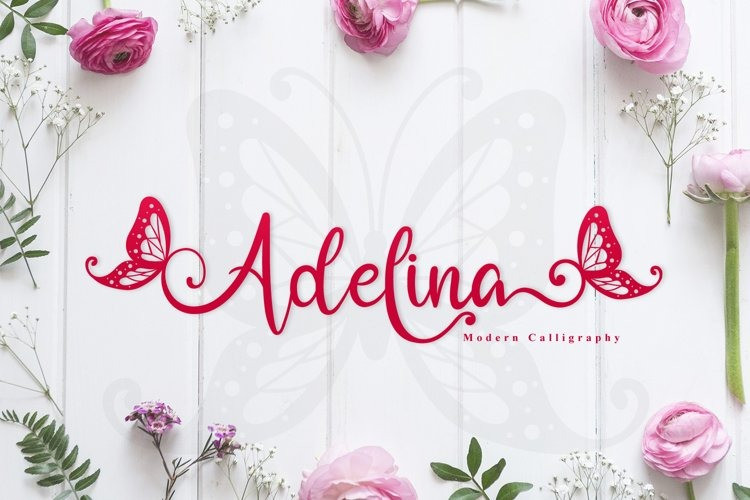 Adelina – Lettered Script Typeface