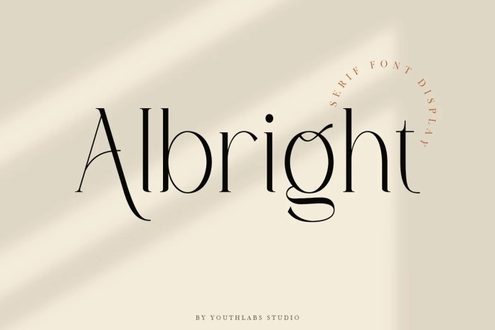 Albright Serif 字体