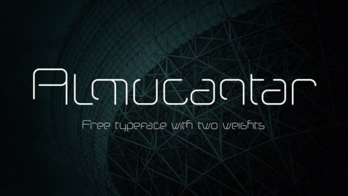 Almucantar Display Typeface – Techno Sci-fi 字体 Family
