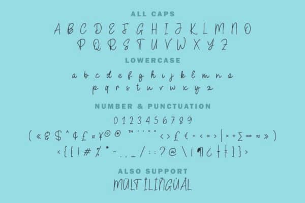 Amellia Script 字体